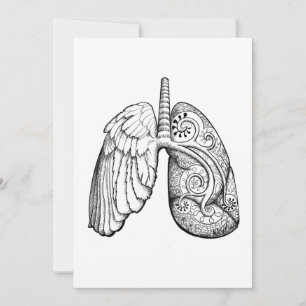 'Take the Air' - 5x7 kaartprint Bedankkaart