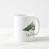 Take the Quiet Road Inspirational Mug Koffiemok (Voorkant rechts)