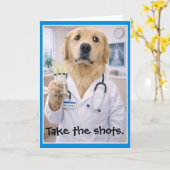 Take the Shots Get Well Card T-2 Kaart (Gele Bloem)