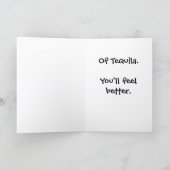 Take the Shots Get Well Card T-2 Kaart (Binnen)