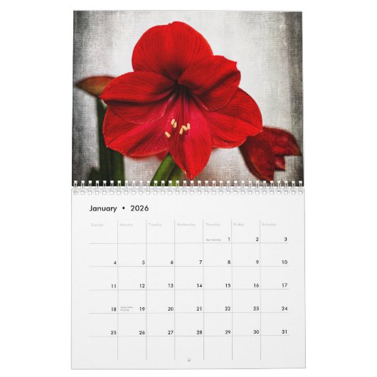 Take Time To Smell The Flowers Calendar Kalender (Jan 2026)