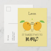 Take Two to Mango Ballroom Dancing Quote Briefkaart (Voorkant / Achterkant)