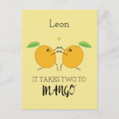 Take Two to Mango Ballroom Dancing Quote Briefkaart (Voorkant)