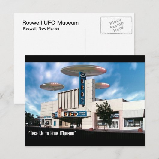 Take Us to your Museum Briefkaart (Voorkant / Achterkant)