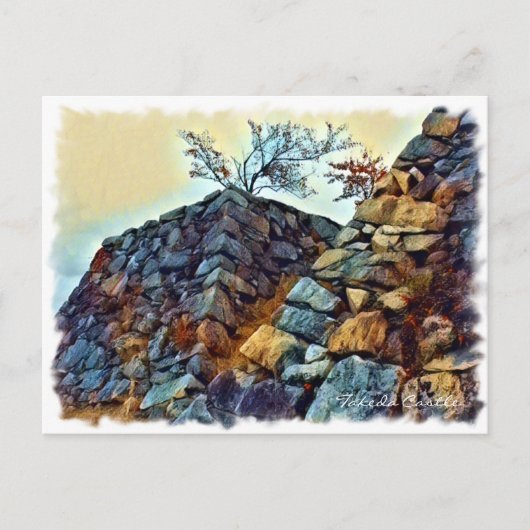 Takeda Castle Briefkaart (Voorkant)