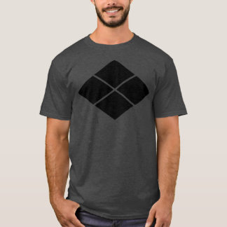 Takeda kamon Japanse samurai clan in het zwart T-shirt