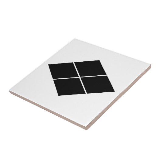 Takeda rhombus tegeltje (Zijkant)