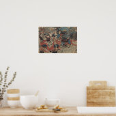 Takeda Shingen and Uesugi Kenshin kawanakajima Poster (Keuken)