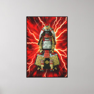 Takeda Shingen Harnas Canvas 40x60 Afdruk