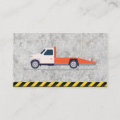 takelwagen | Betonnen achtergrond Visitekaartje (Achterkant)