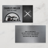 takelwagen | moersleutels | Automatische services Visitekaartje (Voorkant / Achterkant)