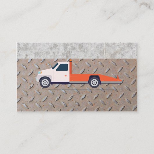 Takelwagen | Staalbeton Visitekaartje (Achterkant)