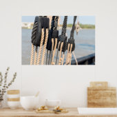 Takelwerk van een schip poster (Keuken)