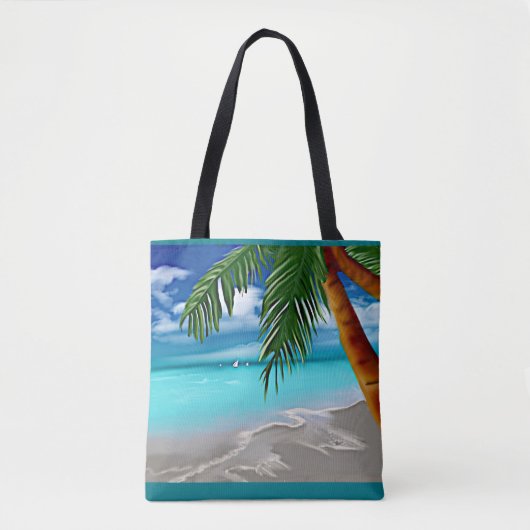 Takemeaway Beach Tote Bag (Voorkant)