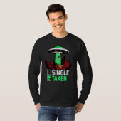 Taken Valentine's Day Roses Date Night Aliens Spac T-shirt (Voorkant volledig)