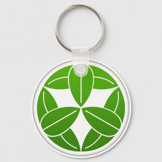 Takenaka Clan Kamon Sleutelhanger (Voorkant)