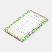 Takenherinnering voor tuin Planner Takenlijst Post-it® Notes (Schuin)
