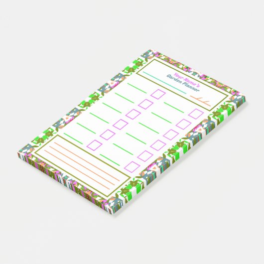 Takenherinneringsplanner voor de tuin Takenlijst T Post-it® Notes (Schuin)