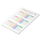 Takenkaart Aangepaste Notitieblok voor 3 Kinderen (Schuin)