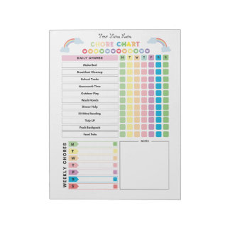 Takenkaart Aangepaste Notitieblok voor Kinderen & 
