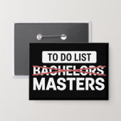 Takenlijst Bachelor Masterdiploma Hogeschool Cijfe Button (Voorkant / Achterkant)
