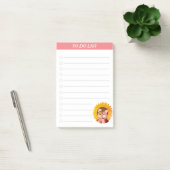 Takenlijst & Cute hond met zonnebloem Post-it-noti Post-it® Notes (Kantoor)