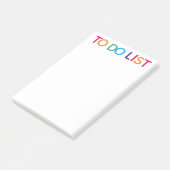 Takenlijst Fel Meerkleurig 4 x 6 Post-it® Notes (Schuin)