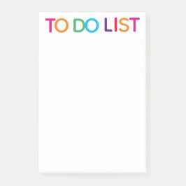 Takenlijst Fel Meerkleurig 4 x 6 Post-it® Notes