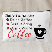 Takenlijst koffieliefhebbers wit rood