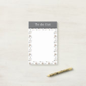 Takenlijst Met Gereedschap Post-it® Notes (Op bureau)