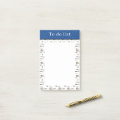 Takenlijst Met Gereedschap Post-it® Notes (Op bureau)