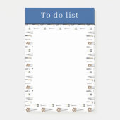 Takenlijst Met Gereedschap Post-it® Notes (Voorkant)