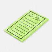 Takenlijst met Monstera Bladeren Post-it® Notes (Schuin)