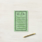 Takenlijst met Puntige Succulenten Post-it® Notes (Op bureau)