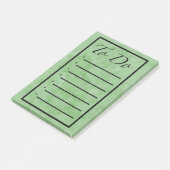 Takenlijst met Puntige Succulenten Post-it® Notes (Schuin)