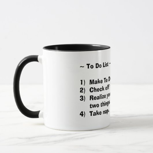 Takenlijst Mok (Links)