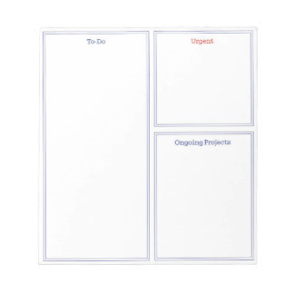 Takenlijst notitieblok, school of thuis lijst orga notitieblok