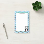 Takenlijst Panda Beer & Yin Yang Patroon Post-it® Notes (Kantoor)