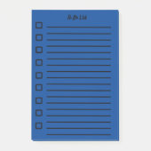 Takenlijst Post-it Blauw 2 Post-it® Notes (Voorkant)