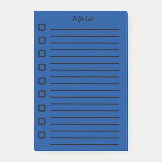 Takenlijst Post-it Blauw 2 Post-it® Notes (Voorkant)