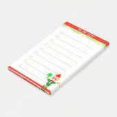 Takenlijst & Schattige Elf Post-it® Notes (Schuin)
