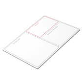 Takenlijst, Urgentielijst en Projectsecties Notitieblok (Schuin)