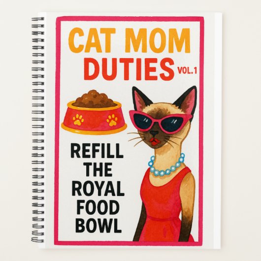 Takenlijst voor kattentante  planner (Voorkant)