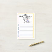 Takenlijst voor koppels Man & Vrouw Post-it® Notes (Op bureau)