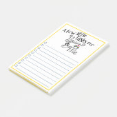 Takenlijst voor koppels Man & Vrouw Post-it® Notes (Schuin)