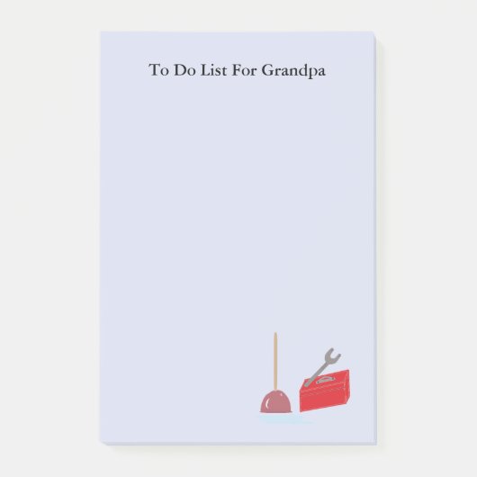 Takenlijst voor opa post-it® notes (Voorkant)