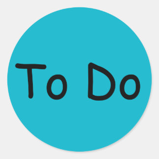 Takenlijststicker Ronde Sticker