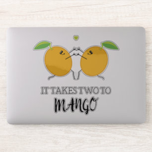 Takes Two naar Mango Tango Funny Food Pun Sticker