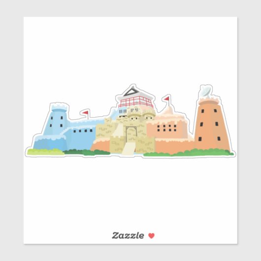 Takeshi's Castle Sticker (Vel)