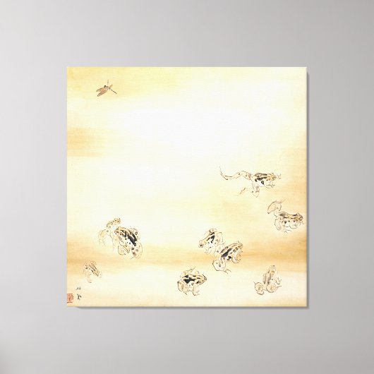 Takeuchi Seihō Een fijne dag tijdens het regenseiz Canvas Afdruk (Voorkant)